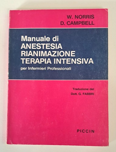 Manuale anestesia - manuale, di