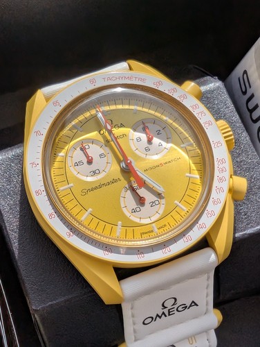 Omega swatch speedmaster - x,