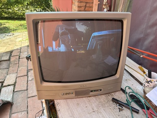 Televisore vintage mivar - vintage,