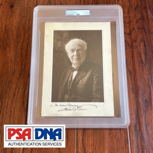 Foto autografa thomas - foto, edison