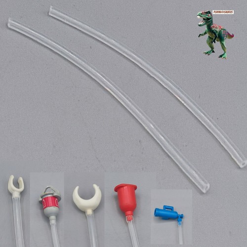 Playmobil tubo trasparente - x2,