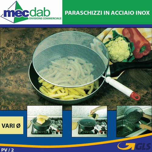 Paraschizzi acciaio inox - paraschizzi,