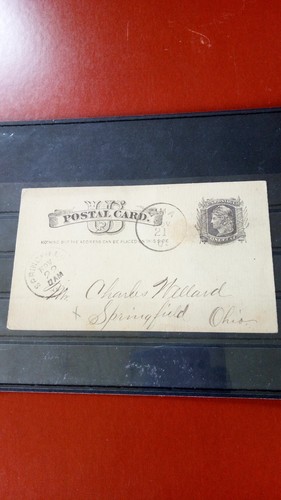 Cartolina postale usa 1883 - usa,