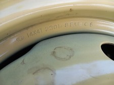 Ruotino di scorta 14 Toyota Yaris 2001 115 70 14 88M BF Goodrich