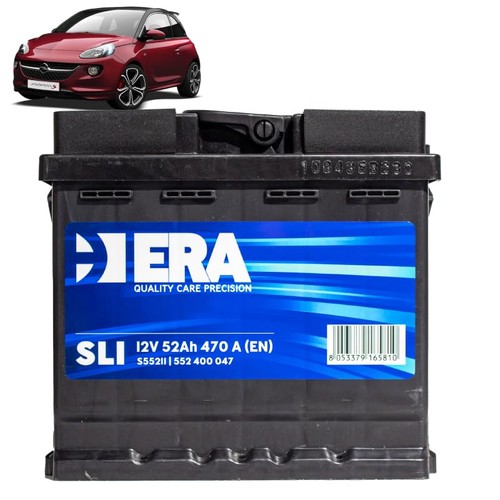 Batteria 50ah per opel adam - per,