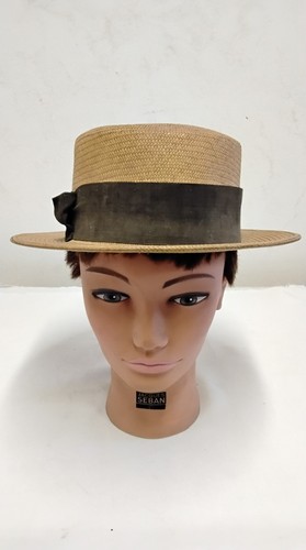 Canotier vintage chapelier - vintage,