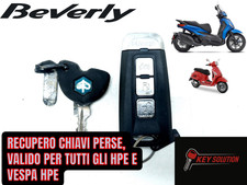 Beverly HPE - Vespa HPE KIT CHIAVI , CENTRALINA , QUADRO STRUMENTI