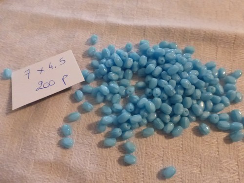 Lot 200 perles verre - de,