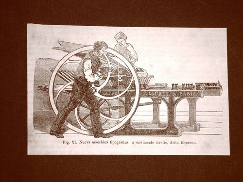 Incisione del 1875 albori - 1875,