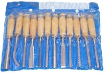 SET 12pz SCALPELLI PER LEGNO