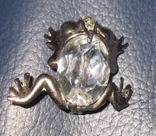 Affascinante spilla in argento - rana Altissima la qualità