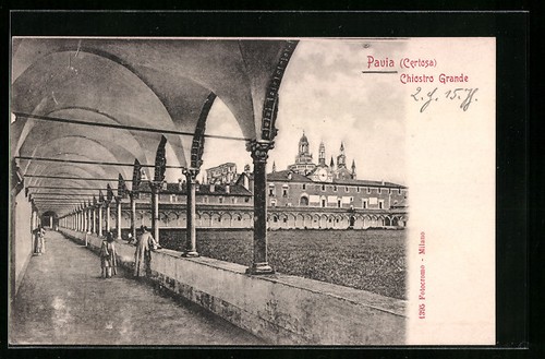 Certosa pavia chiostro - pavia,,