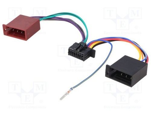 Connettore cavo iso autoradio - cavo,