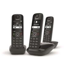 CORDLESS TRIPLO SIEMENS GIGASET AS690TRIO BLACK VIVAVOCE