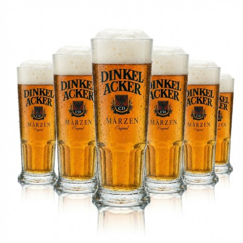 Bicchieri birra farro - farro, campo