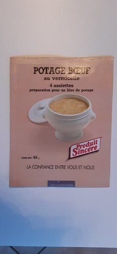 Sachet potage bœuf - sachet,