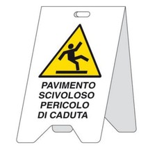 CARTELLO BIFACCIALE PAVIMENTO