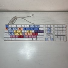 Apple Mac A1048 BPS Logic Colored Final Cut Pro Video Editing Keyboard Vintage