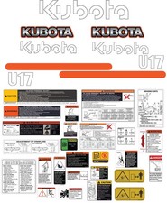 Adatto per KUBOTA U17 kit