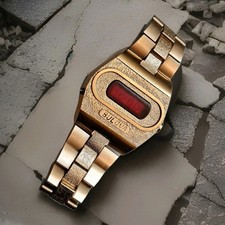 Bulova led gold vintage - gold, 70