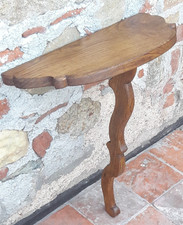 Antica Consolle Mensola In Legno Massello