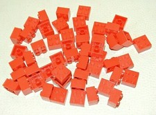 LEGO: Lotto 50x mattoncini 2x2 - Rif 3003 rosso - Set 60004 70750 8672