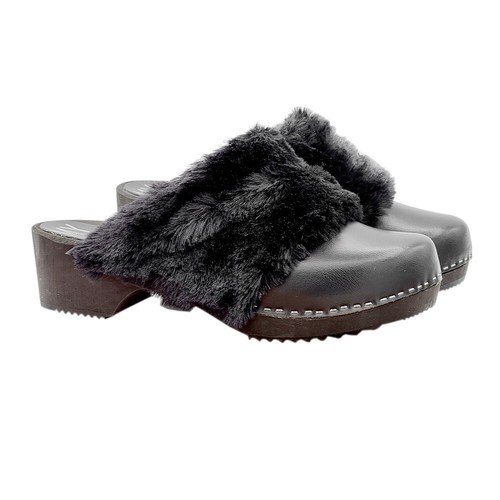 Zoccoli vero legno neri con - in,