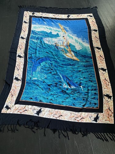 Vintage sarong coverup wrap - vintage,