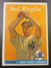 1958 Topps #43 Sal Maglie New