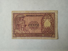 BANCONOTA ITALIA 100 LIRE