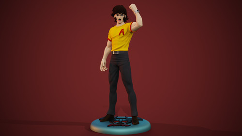 Art action figures akira - figures, 3d