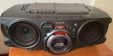 Rare Sony CFD-G70L Triple Amp Boombox Retro Ghetto Blaster - CD - Tape- Radio