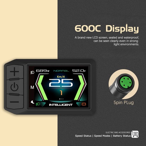 Ebike 600c display lcd - display,