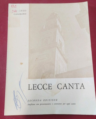 Lecce canta 1967 - canta, lorenzo