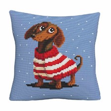 Cuscino a punto croce CDA