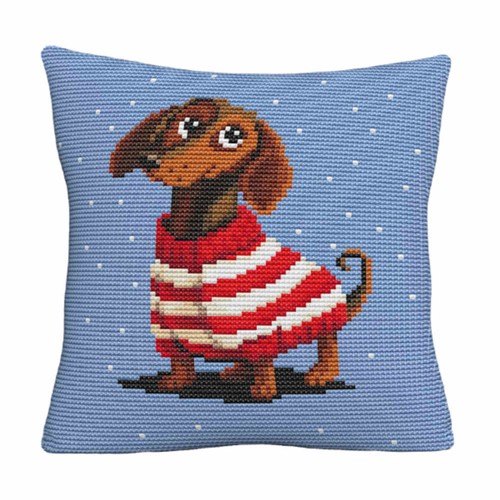 Cuscino punto croce cda - punto,