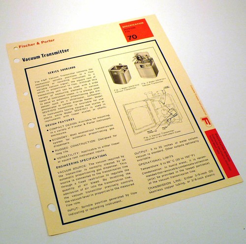 Fischer porter vacuum - &,
