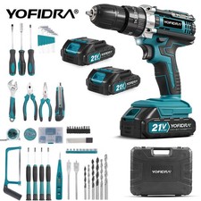  Per Trapano avvitatore a percussione a batteria Makita 2 batterie e valigetta