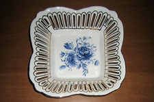 Cestino Centrotavola Venezia Gold Collection T. Limoges porcellana dipinta mano