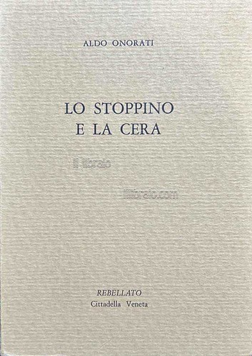 Onorati lo stoppino e - a.,