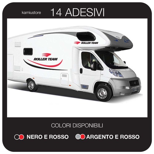Adesivo roller team camper - x,