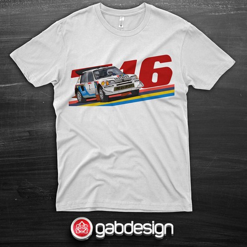 Shirt peugeot 205 - t-shirt, rally