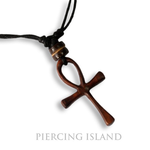 Collana ankh legno - collana,