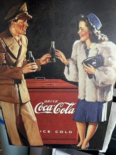 Large vintage style coca cola - large,