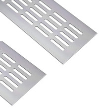 2x Griglia Aerazione Argento