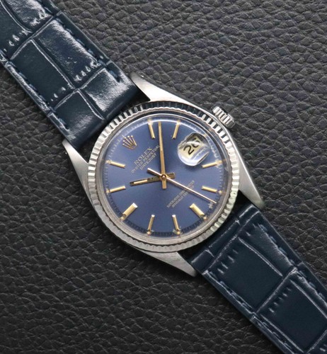 Rolex datejust 1601 blue dial - 1601,