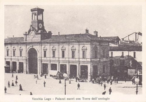56a cartolina lugo palazzi - 41-56a),