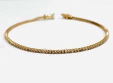 Bracciale TENNIS diamanti brown 2.30 ct in oro rosa 18 kt