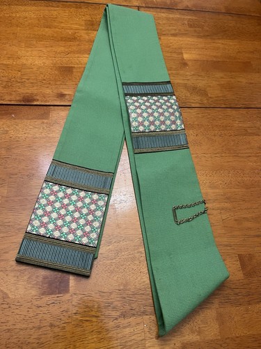 Stola clero vintage verde
