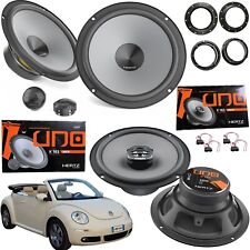 Kit 6 Casse Altoparlanti Hertz Anteriori e Posteriori per VW New Beetle Cabrio